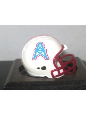 NFL Houston Oilers Helmet Pocket Pro Custom Retro 70's Logo Throwback Superdome